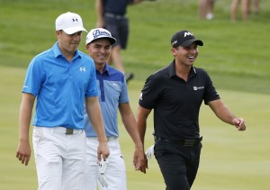 Jordan Spieth, Rickie Fowler, Jason Day