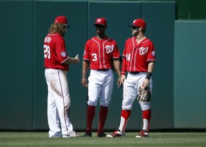 Jayson Werth, Michael Taylor, Bryce Harper