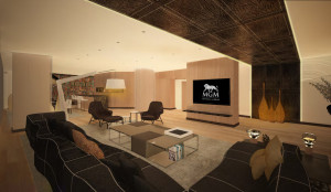 MGM National Harbor Chairman's Suite Living Room wide
