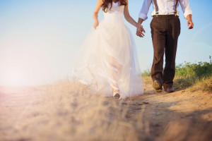 Wedding details in nature