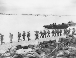 WWII U.S. TROOPS INVADE SAIPAN
