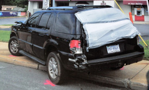Colesville crash SUV mocopd
