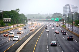Rain on I