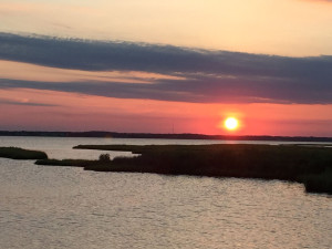 The Ocean City sunset. (WTOP/John Domen)