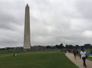 CLOUDY WASHINGTON MONUMENT WEATHER