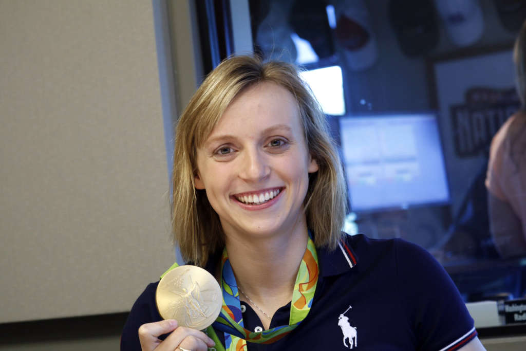 Katie with medal kry