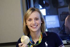 Katie with medal kry