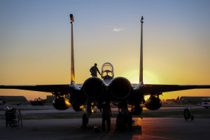 Strike Eagle at Incirlik airbase in Turkey strikes in Syria