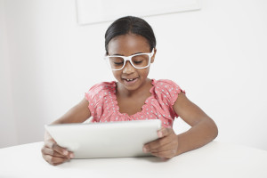 Kid with glasses