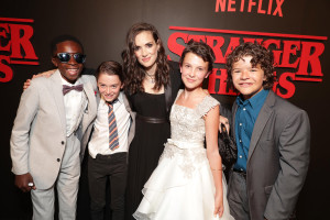 Caleb McLaughlin, Noah Schnapp, Winona Ryder, Millie Brown, Gaten Matarazzo