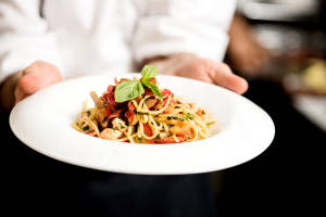 Pasta is ready to serve.