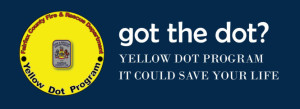Yellow dot graphic