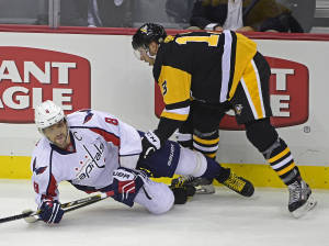 Alex Ovechkin, Nick Bonino