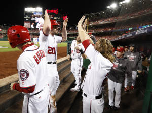 Daniel Murphy, Bryce Harper, Jayson Werth