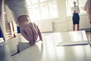 Voting hand