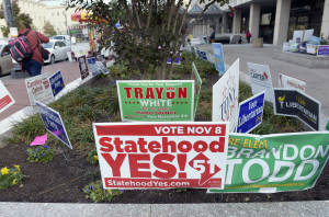 DC statehood signs