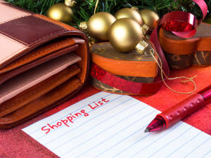 Christmas shopping list