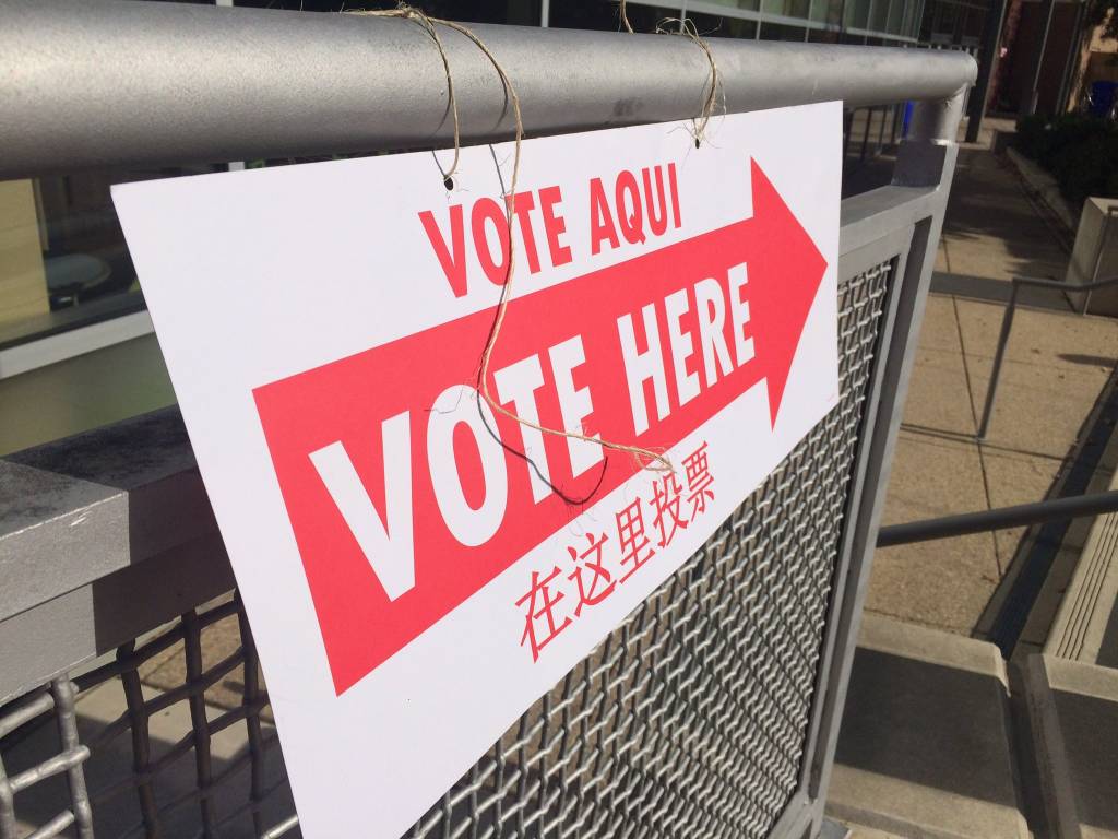 Great day to get out and #vote! Took me about 45 minutes at my #DC polling place in Mount Vernon Triangle.