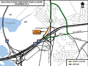 Blad eagle road closure