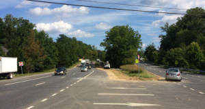 River road intersection