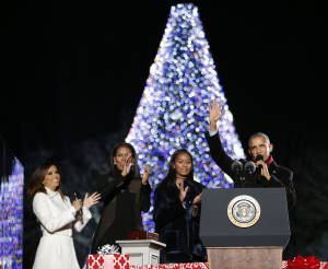 Barack Obama, Michelle Obama, Sasha Obama, Eva Longoria Baston