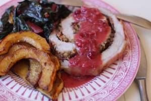 Food Christmas Stuffed Pork Loin