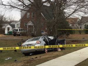 Fatal crash scene