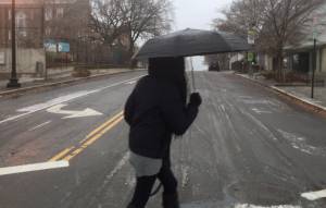 Icy conditions