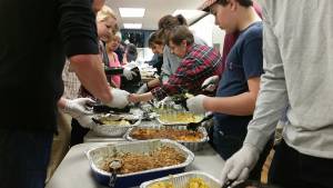 Meals for homeless Kathy Stewart