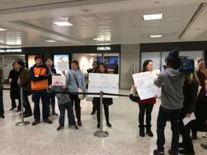 Dulles protesters