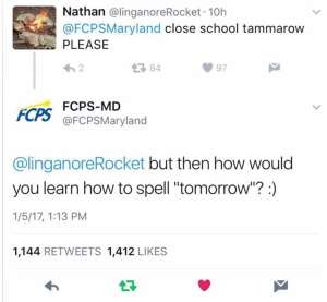 FCPS Twitter respons Frederick News Post
