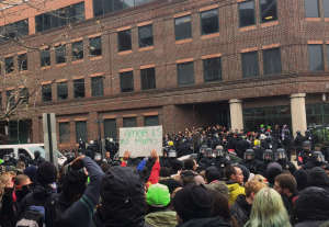 Murillo inaug protest