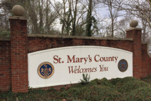 St. Mary's County sign