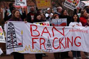 Fracking protest in Maryland