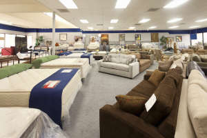 Women buying new furniture