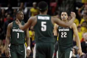 Joshua Langford, Miles Bridges, Cassius Winston