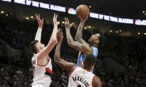 Nuggets Trail Blazers Basketball