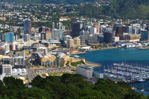 Wellington, aerial view