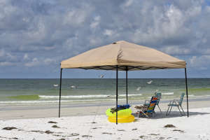 Portable Beach Shelter and Chairs