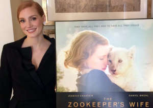 Chastain zookeeper poster