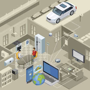 Internet Of Things Concept Isometric Poster