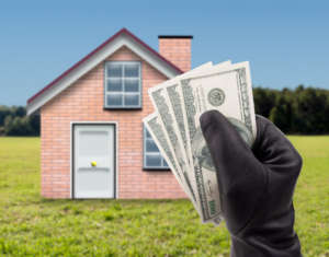 Stealing dollars a country house