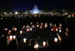 APTOPIX Virginia Tech Anniversary