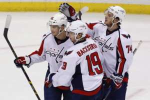 Andre Burakovsky, Nicklas Backstrom, John Carlson