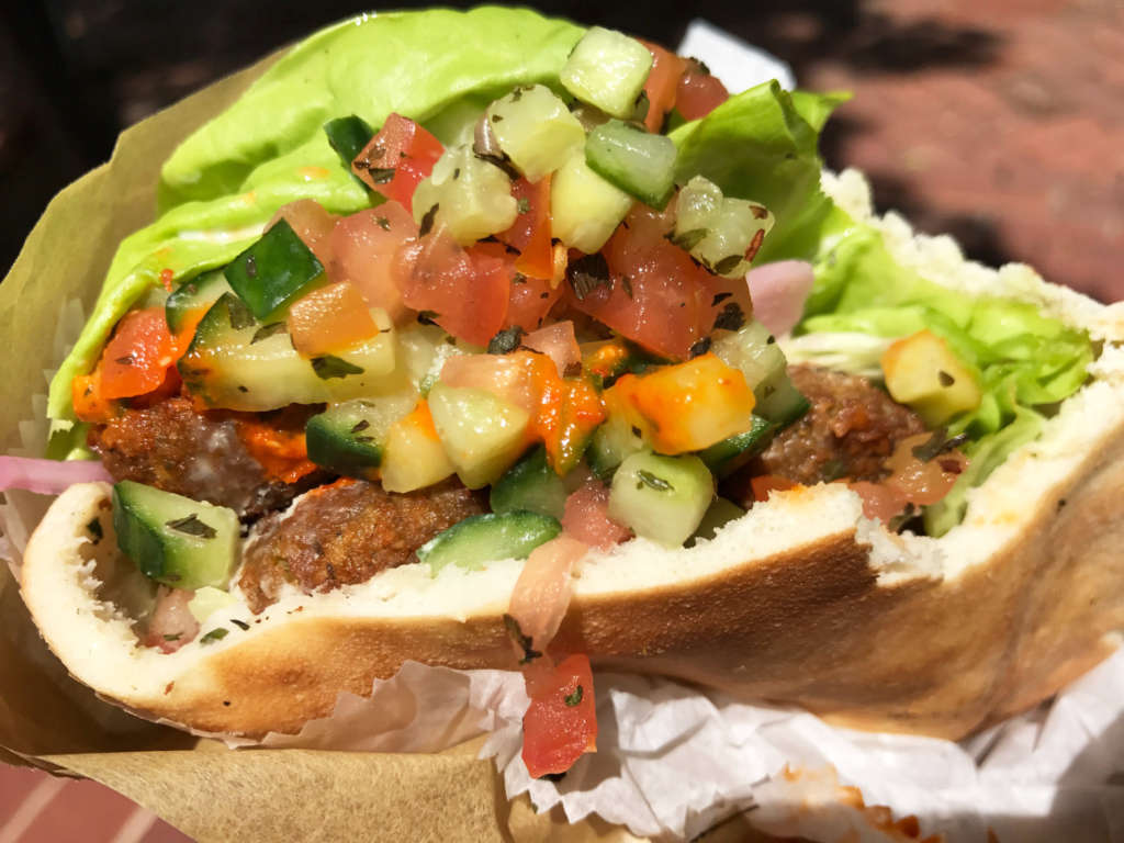 Every $10 spent at the new Georgetown eatery, Falafel Inc., feeds a refugee for a day through the restaurant’s donations to the World Food Programme.