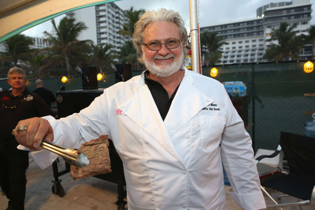 Moet Hennessy's The Q Presented By Creekstone Farms Sponsored By Miami Magazine Hosted By Michael Symon Featuring The 2014 Sports Illustrated Swimsuit Models Food Network South Beach Wine & Food Festival