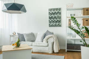 Bright living room