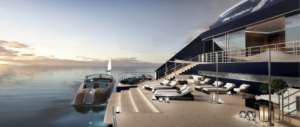 The Ritz Carlton Yacht Collection marina rendering