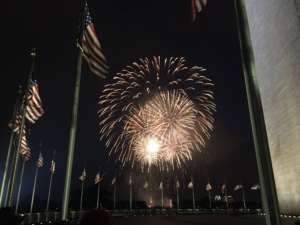 July 4 fireworks National Mall