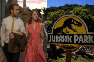 La la jurassic collage